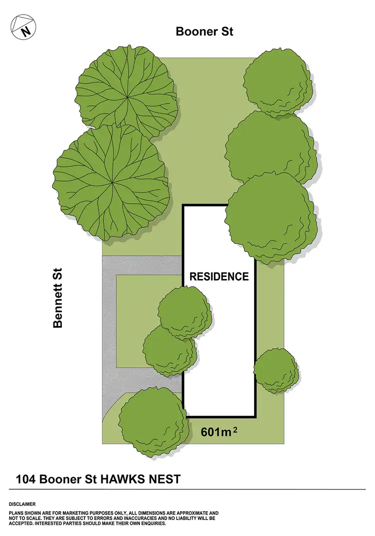 Floorplan of Homely flat listing, 104 Booner Street, Hawks Nest NSW 2324