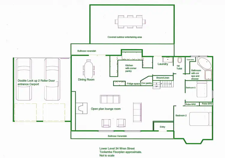 Floorplan of Homely house listing, 34 Wren Street, Toolamba VIC 3614