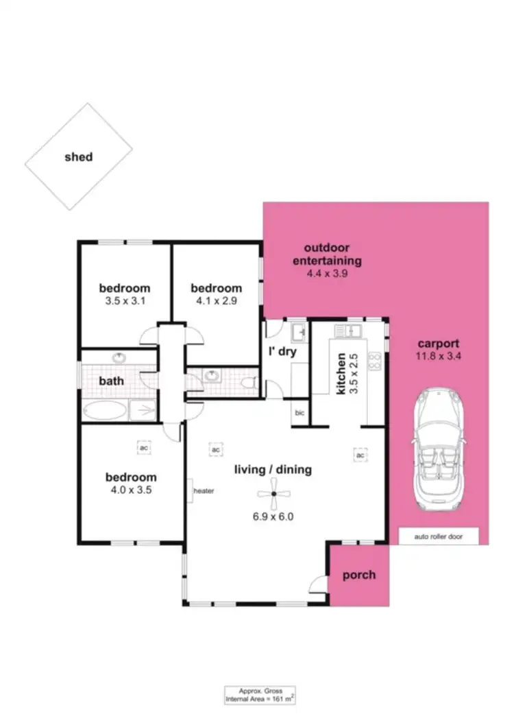 Floorplan of Homely house listing, 4/2 Lyle Street, Para Vista SA 5093