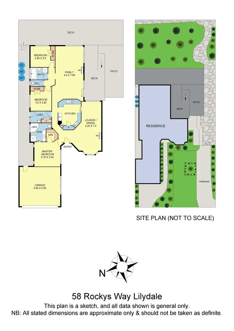 Floorplan of Homely house listing, 58 Rockys Way, Lilydale VIC 3140