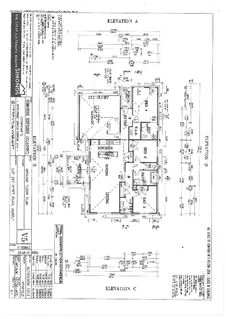 Floorplan of Homely house listing, 16 Hyatt Road, Huntly VIC 3551
