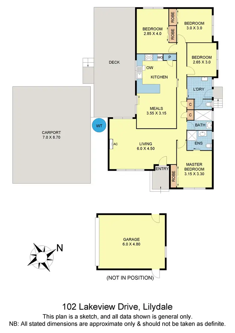 Floorplan of Homely house listing, 102 Lakeview Drive, Lilydale VIC 3140