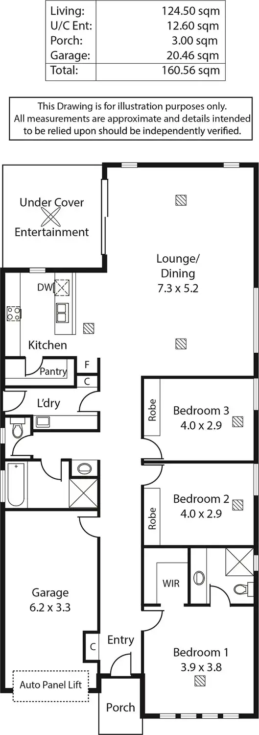 Floorplan of Homely house listing, 62A Third Avenue, Klemzig SA 5087
