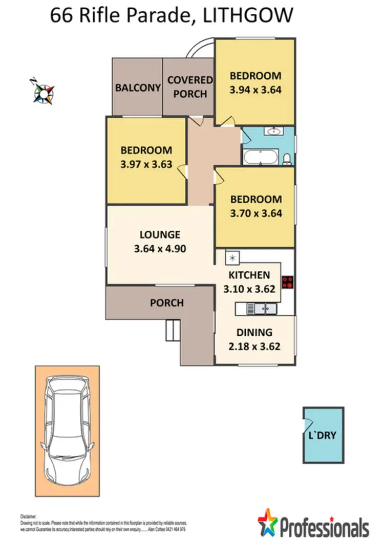 Floorplan of Homely house listing, 66 Rifle Parade, Lithgow NSW 2790