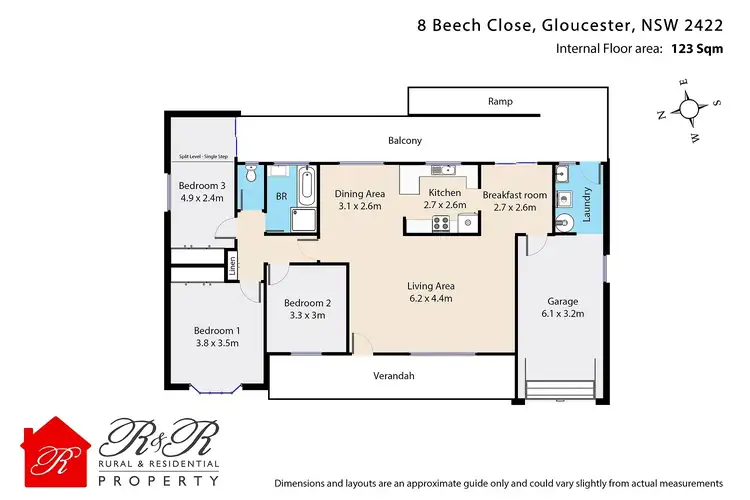 Floorplan of Homely house listing, 8 Beech Close, Gloucester NSW 2422