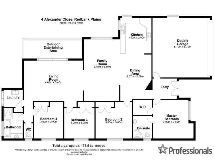 Floorplan of Homely house listing, 4 Alexander Close, Redbank Plains QLD 4301