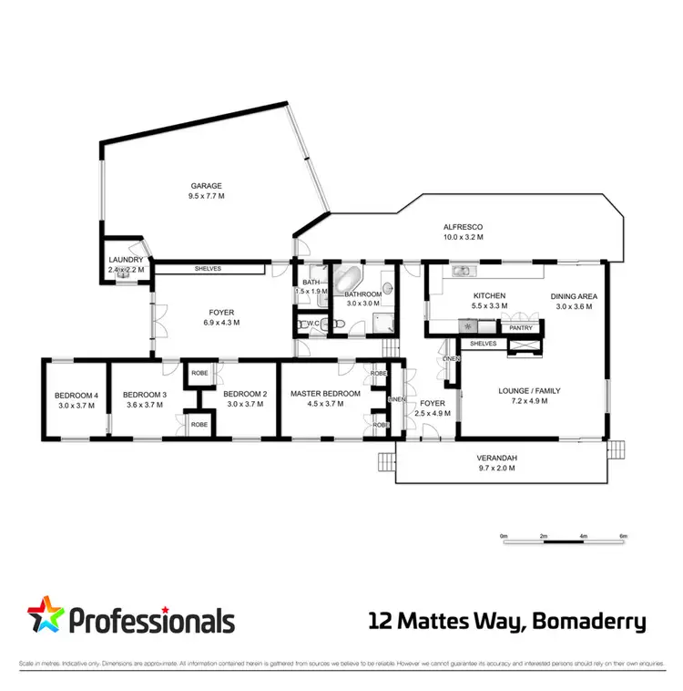 Floorplan of Homely house listing, 12 Mattes Way, Bomaderry NSW 2541