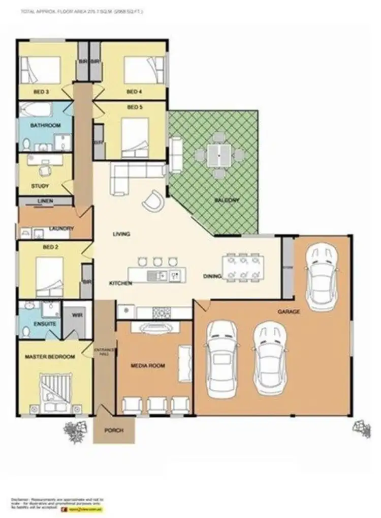 Floorplan of Homely house listing, 3 Savaii Close, Palm Cove QLD 4879