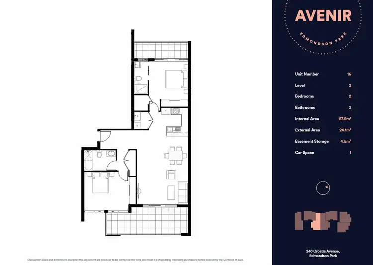 Floorplan of Homely apartment listing, 10,11,16,@58-70 Passendale Rd, Edmondson Park NSW 2174