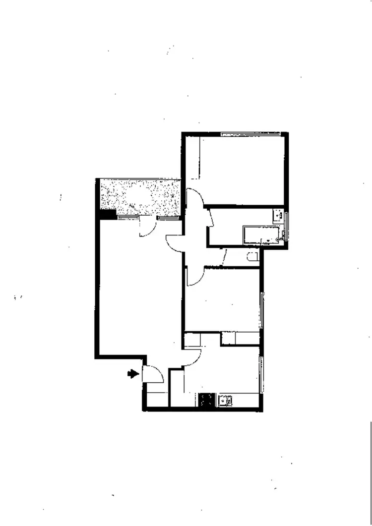 Floorplan of Homely apartment listing, 6/19 Wood Street, North Melbourne VIC 3051