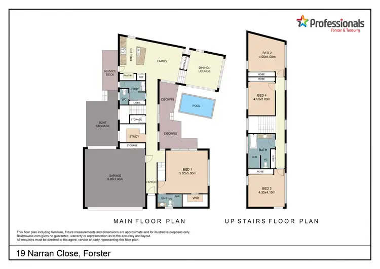 Floorplan of Homely house listing, 19 Narran Close, Forster NSW 2428
