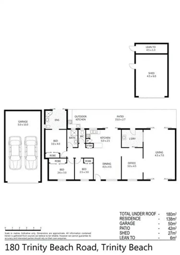 Floorplan of Homely house listing, 180 Trinity Beach Road, Trinity Beach QLD 4879