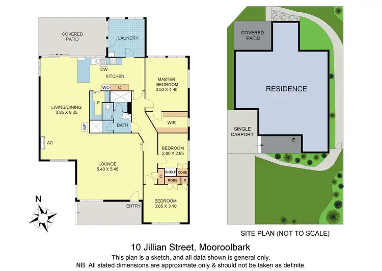 Floorplan of Homely house listing, 10 Jillian Street, Mooroolbark VIC 3138
