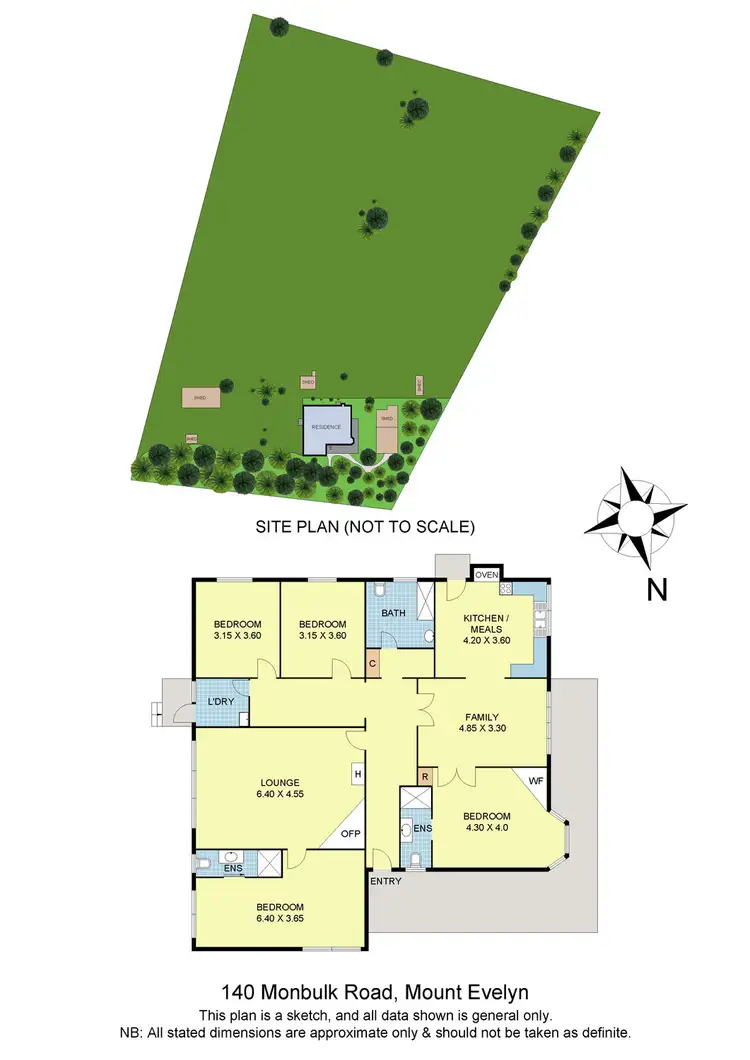 Floorplan of Homely house listing, 140 Monbulk Road, Mount Evelyn VIC 3796