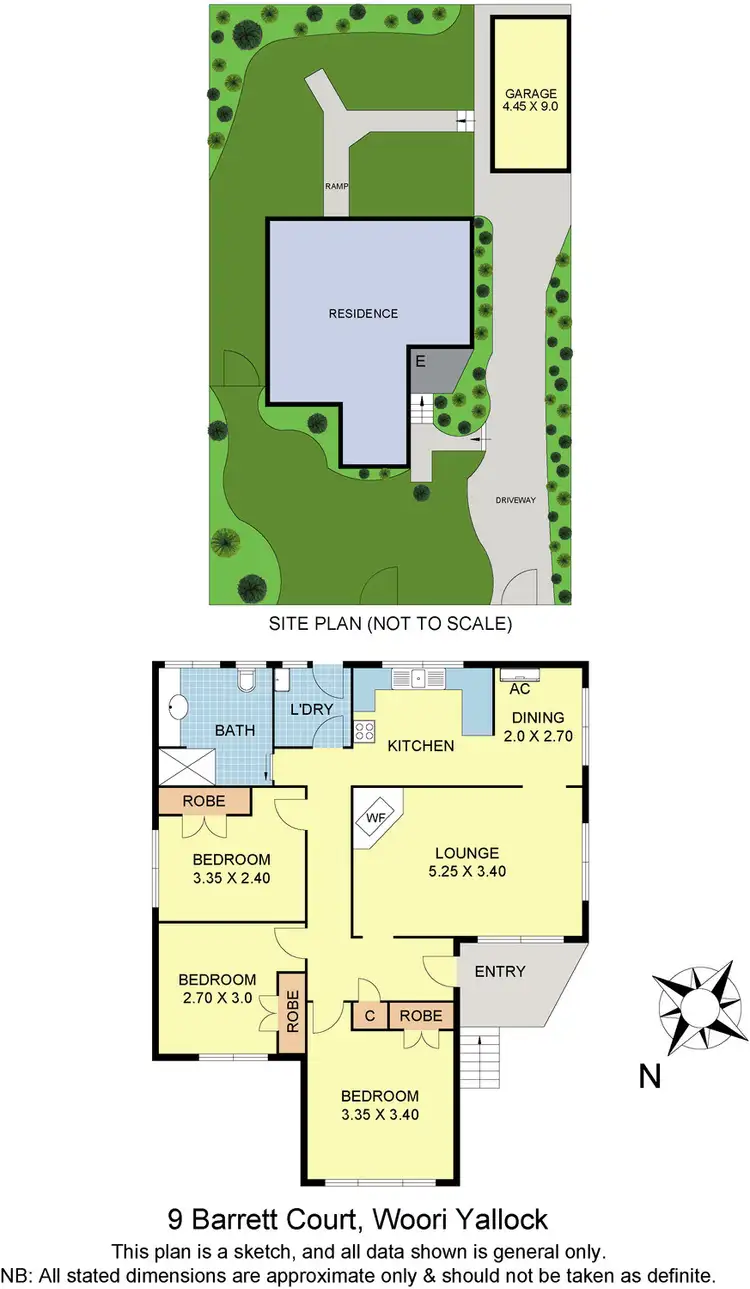 Floorplan of Homely house listing, 9 Barrett Court, Woori Yallock VIC 3139