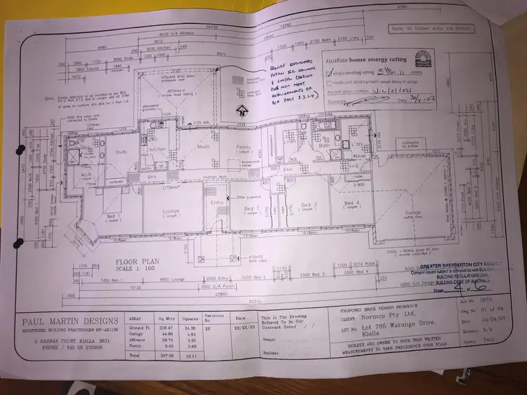 Floorplan of Homely house listing, 226 Waranga Drive, Kialla VIC 3631