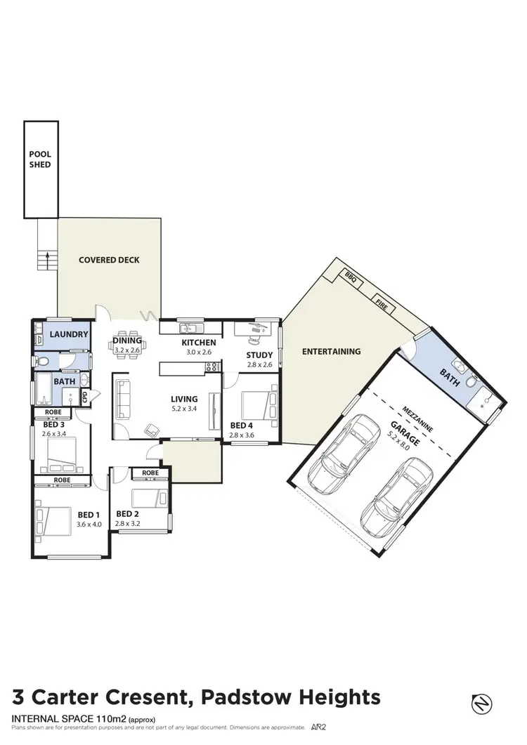Floorplan of Homely house listing, 3 Carter Crescent, Padstow Heights NSW 2211