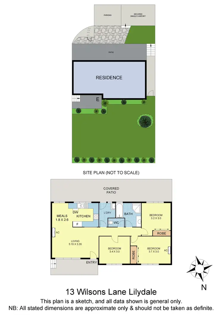 Floorplan of Homely house listing, 13 Wilsons Lane, Lilydale VIC 3140