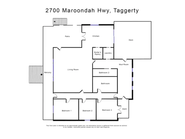 Floorplan of Homely rural property listing, 2700 Maroondah Highway, Taggerty VIC 3714