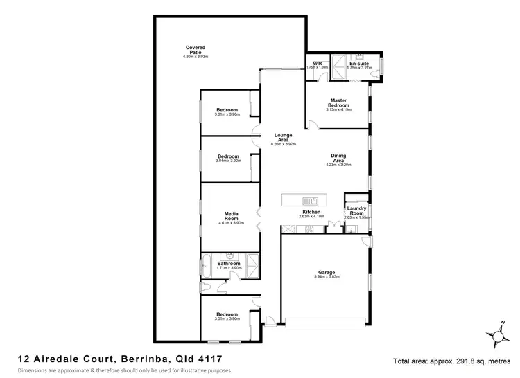 Floorplan of Homely house listing, 12 Airedale Court, Berrinba QLD 4117