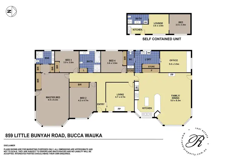 Floorplan of Homely rural property listing, 859 Little Bunyah Road, Bucca Wauka NSW 2429
