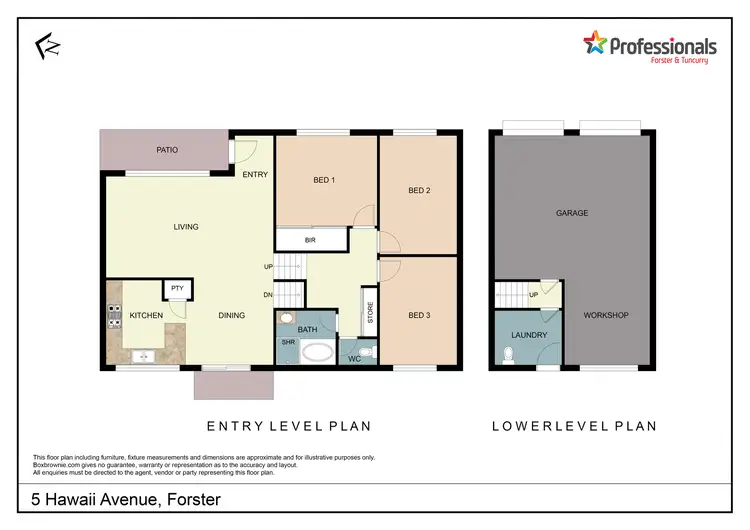 Floorplan of Homely house listing, 5 Hawaii Avenue, Forster NSW 2428
