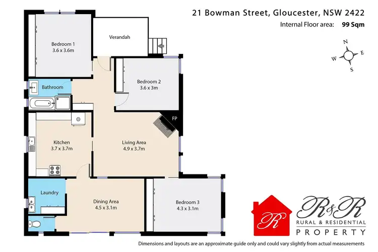 Floorplan of Homely house listing, 21 Bowman Street, Gloucester NSW 2422