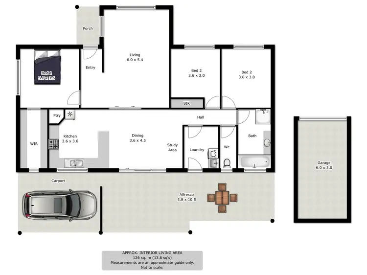 Floorplan of Homely house listing, 29A Mullins Road, Killara VIC 3691
