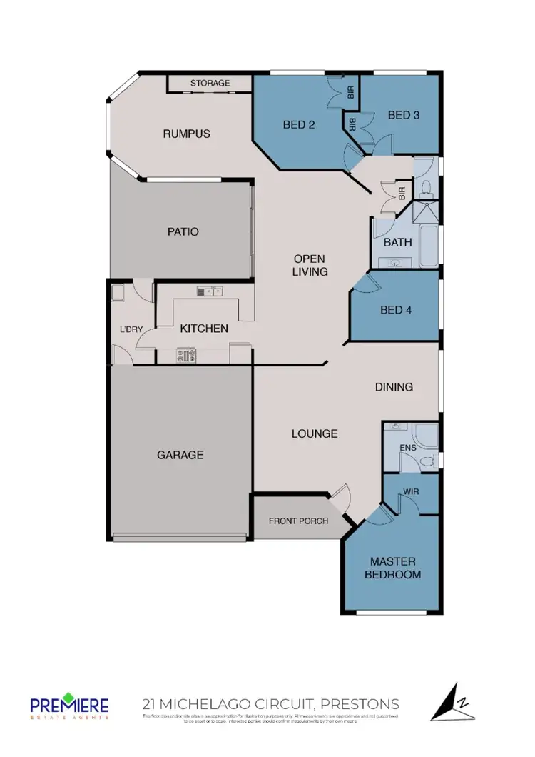 Floorplan of Homely house listing, 21 Michelago Circuit, Prestons NSW 2170