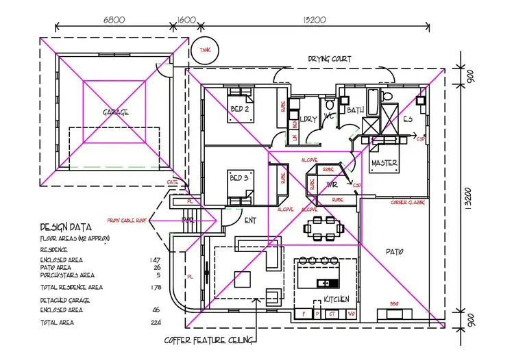 Floorplan of Homely house listing, 18 Yardley Court, Bowen QLD 4805