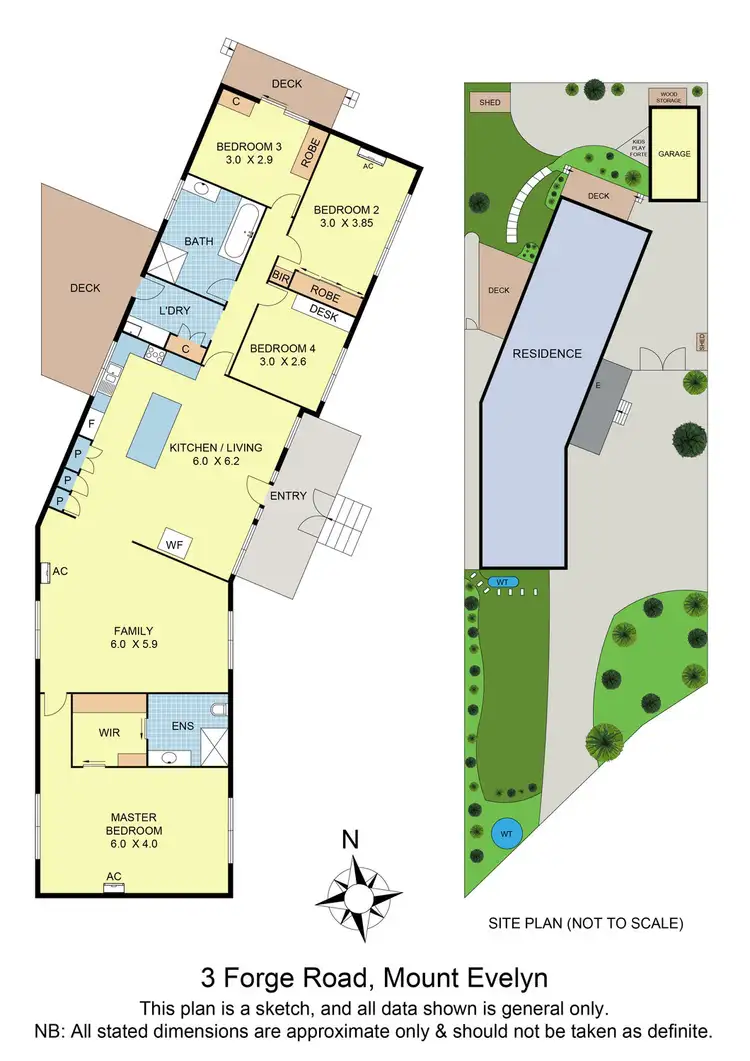 Floorplan of Homely house listing, 3 Forge Road, Mount Evelyn VIC 3796