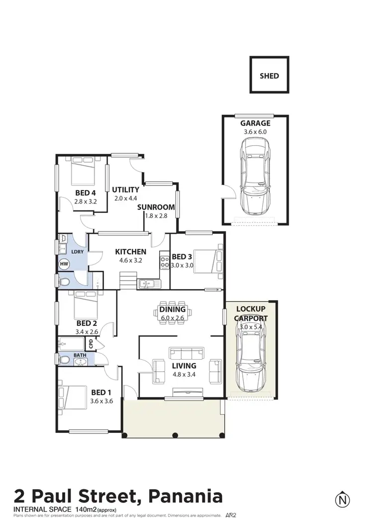 Floorplan of Homely house listing, 2 Paul Street, Panania NSW 2213