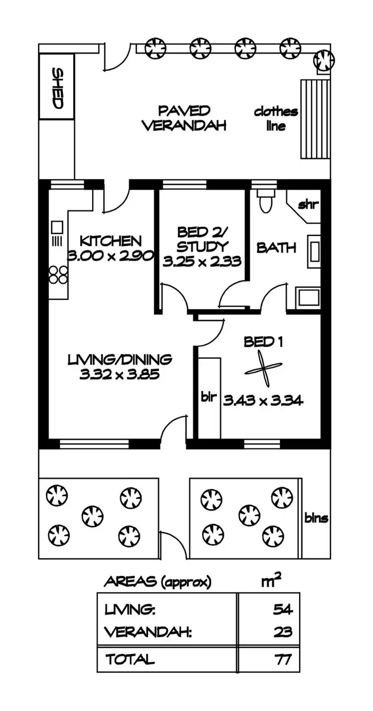 Floorplan of Homely house listing, 3/38 De Laine Avenue, Edwardstown SA 5039