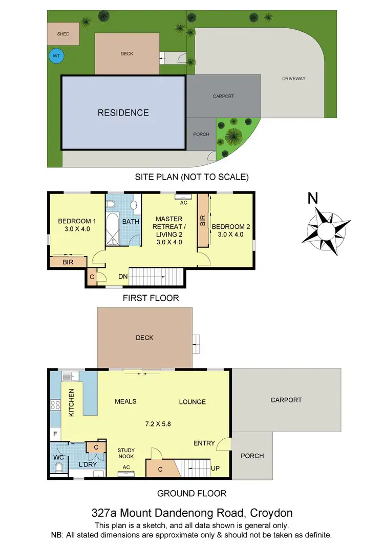 Floorplan of Homely house listing, 327a Mount Dandenong Road, Croydon VIC 3136