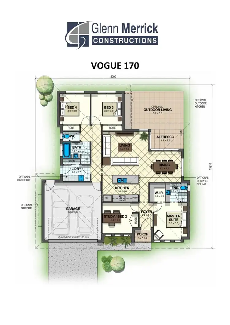 Floorplan of Homely house listing, 33 Cypress - H&L Crescent, Bowen QLD 4805