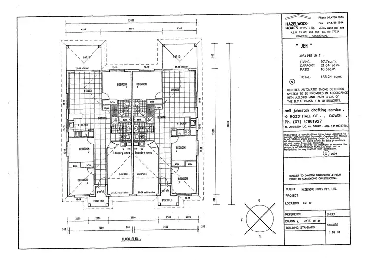 Floorplan of Homely unit listing, 2/23 Tea Tree Close, Bowen QLD 4805