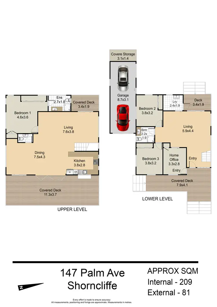 Floorplan of Homely house listing, 147 Palm Avenue, Shorncliffe QLD 4017