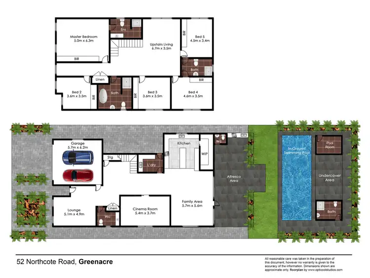 Floorplan of Homely house listing, 52 Northcote Road, Greenacre NSW 2190