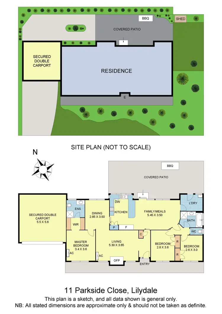 Floorplan of Homely house listing, 11 Parkside Close, Lilydale VIC 3140