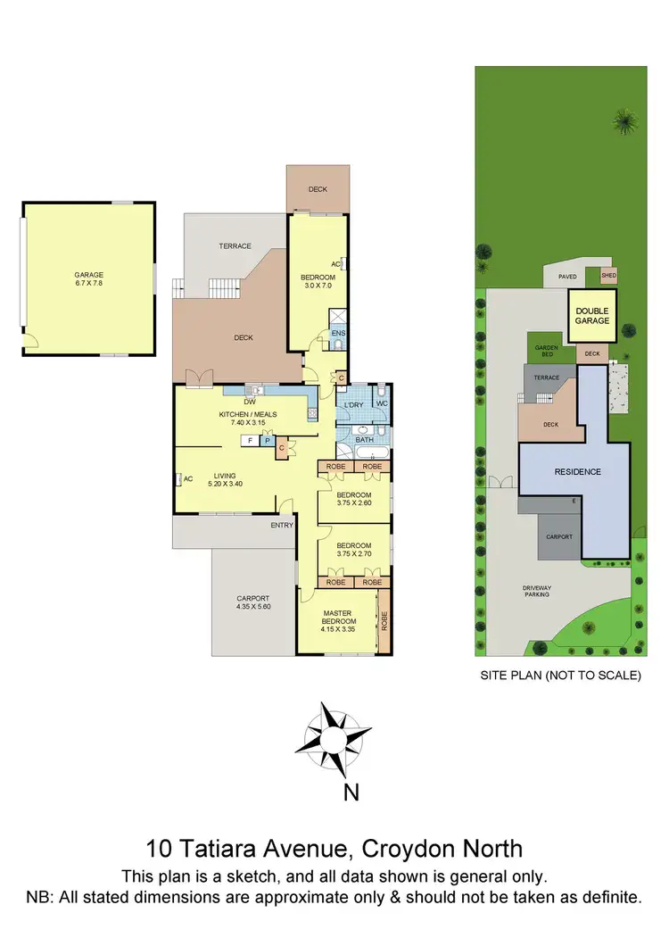 Floorplan of Homely house listing, 10 Tatiara Avenue, Croydon North VIC 3136