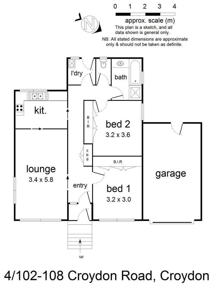 Floorplan of Homely unit listing, 4/102-108 Croydon Road, Croydon VIC 3136