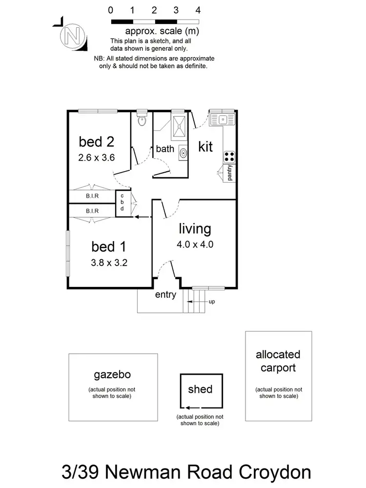 Floorplan of Homely unit listing, 3/39 Newman Road, Croydon VIC 3136