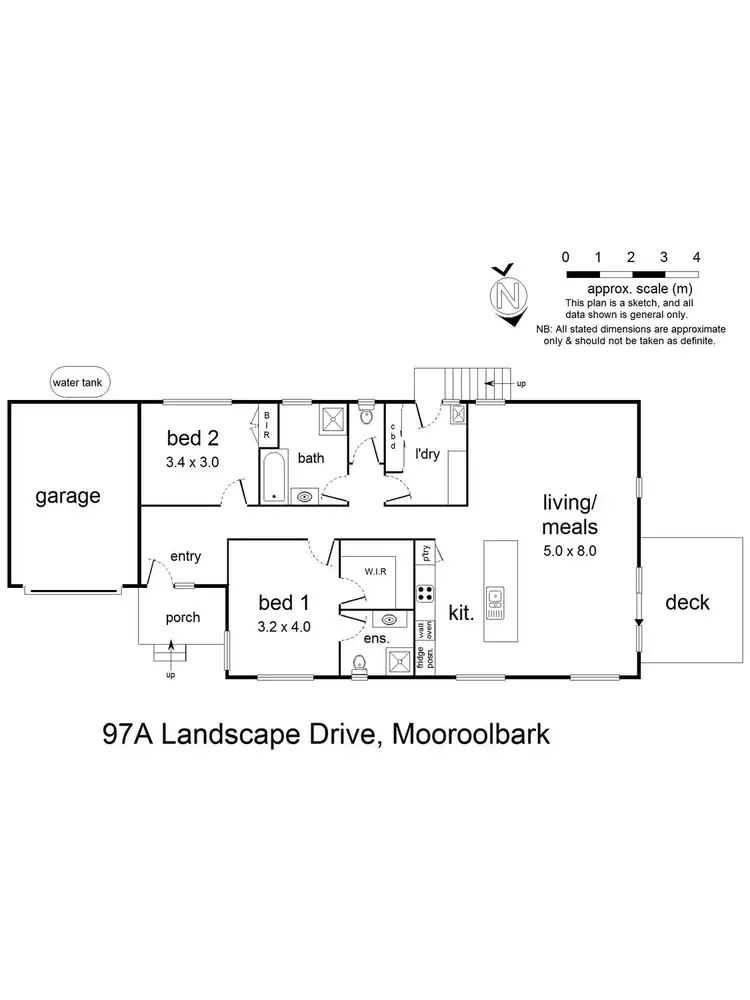 Floorplan of Homely house listing, 97a Landscape Drive, Mooroolbark VIC 3138