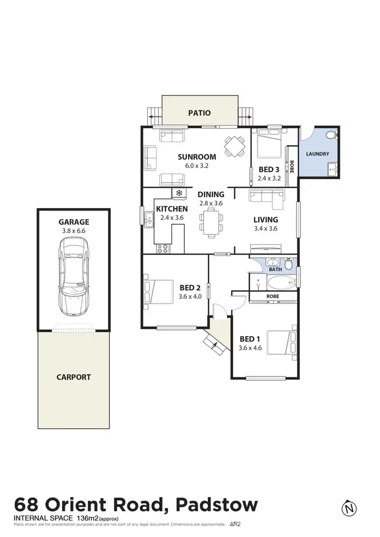 Floorplan of Homely house listing, 68 Orient Road, Padstow NSW 2211