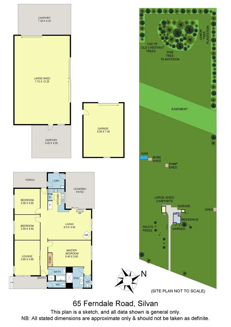 Floorplan of Homely house listing, 65 Ferndale Road, Silvan VIC 3795