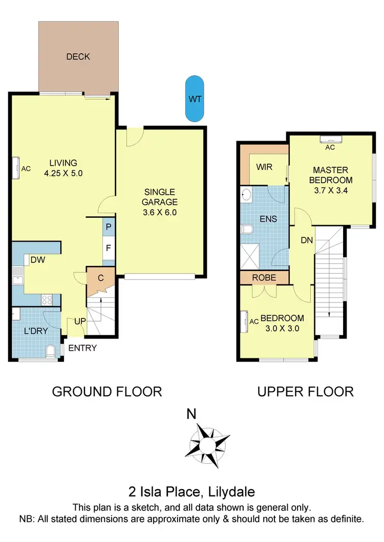 Floorplan of Homely townhouse listing, 2 Isla Close, Lilydale VIC 3140