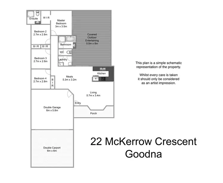 Floorplan of Homely house listing, 22 Mckerrow Crescent, Goodna QLD 4300