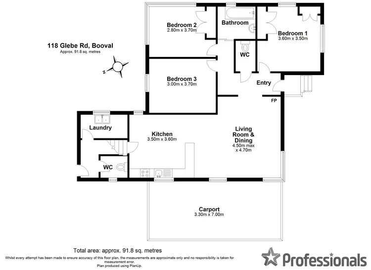 Floorplan of Homely house listing, 118 Glebe Road, Booval QLD 4304