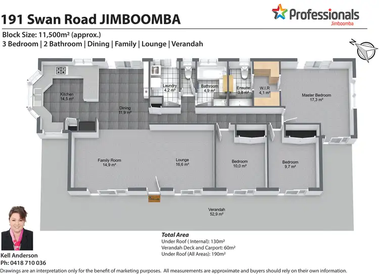 Floorplan of Homely house listing, 191 Swan Road, Jimboomba QLD 4280