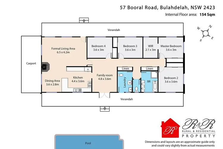 Floorplan of Homely rural property listing, 57 Booral Road, Bulahdelah NSW 2423